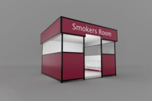 portable smoking cabin