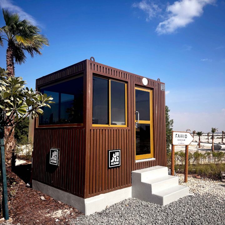 FRP/PUF Portable Security Cabin | PVC Security Cabin UAE